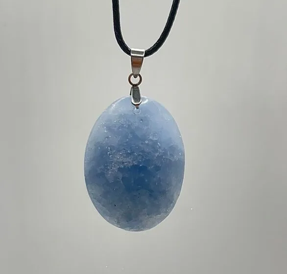 Collier Calcite Bleue