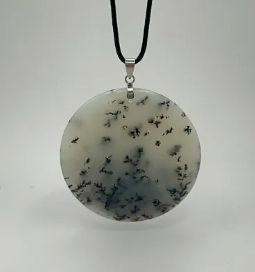 Collier en Agate Dentritique