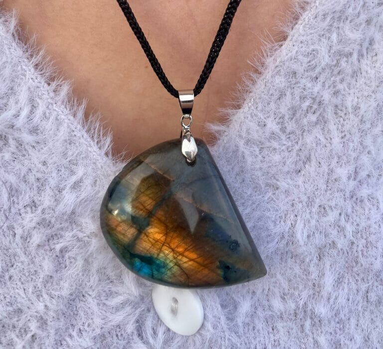 Collier en Labradorite