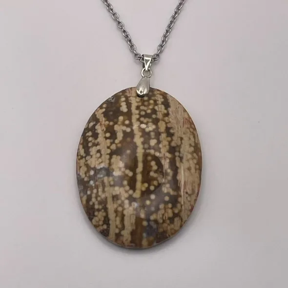 Collier en Jaspe Orbiculaire