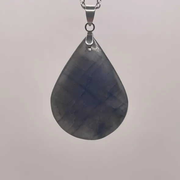 Collier Goutte en Labradorite