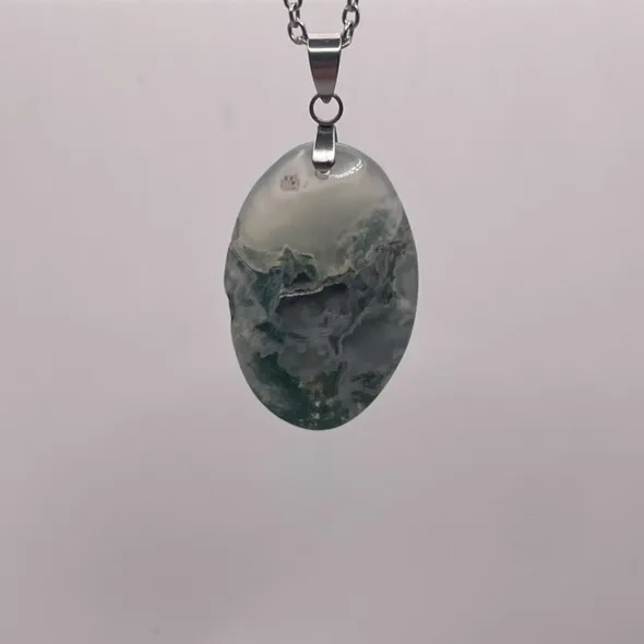 Collier en Agate Mousse