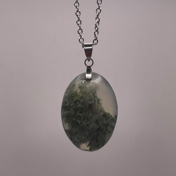 Collier en Agate Mousse