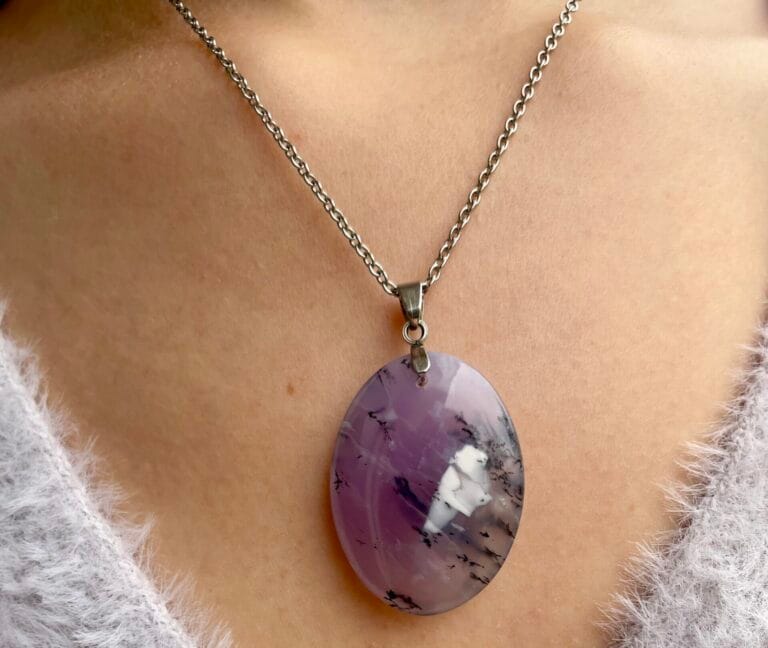 Pendentif en Améthyste (galet)