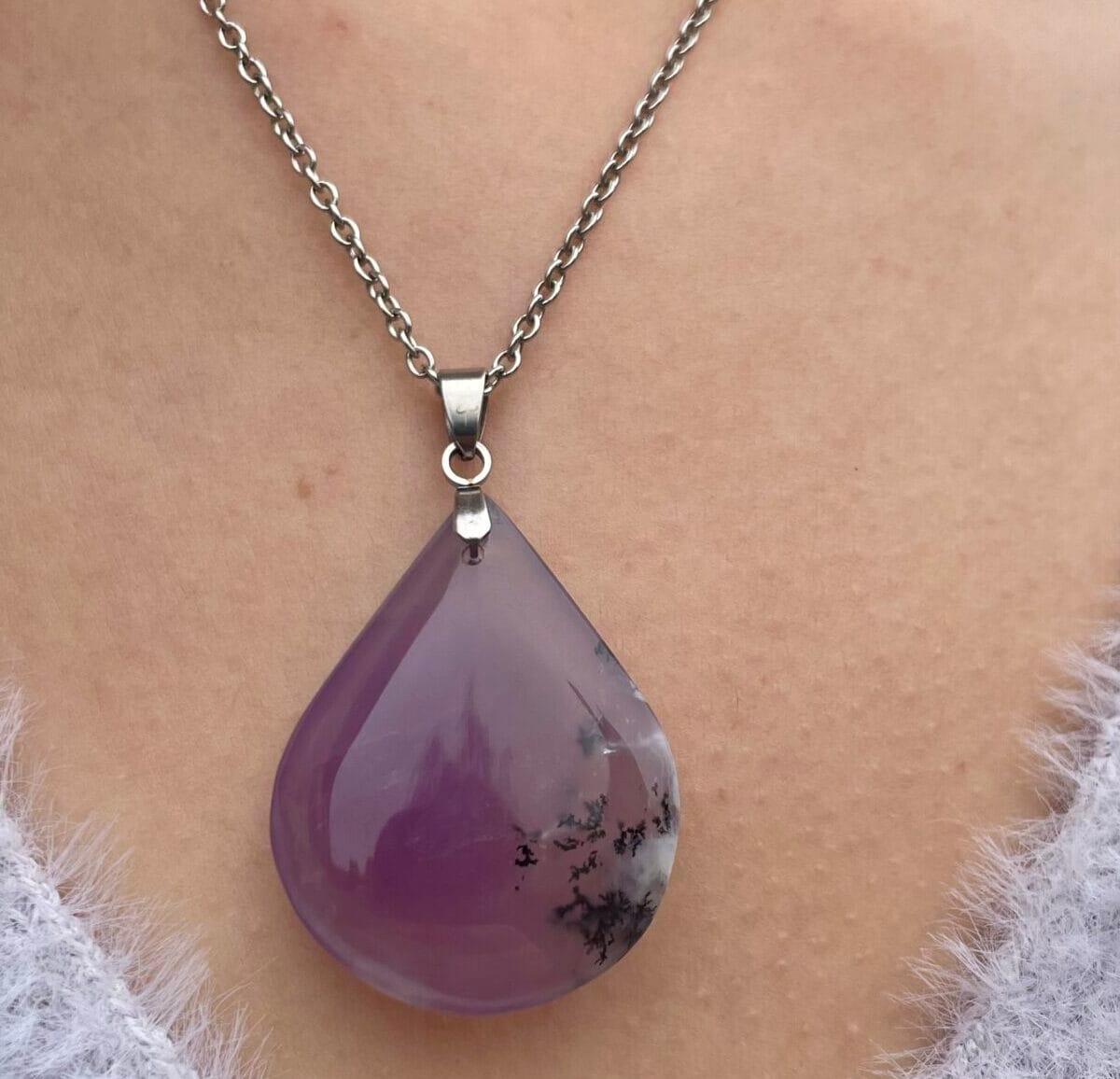 Pendentif en Améthyste (goutte)