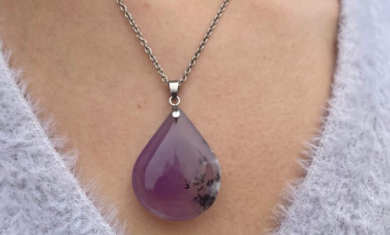 Pendentif en Améthyste (goutte)