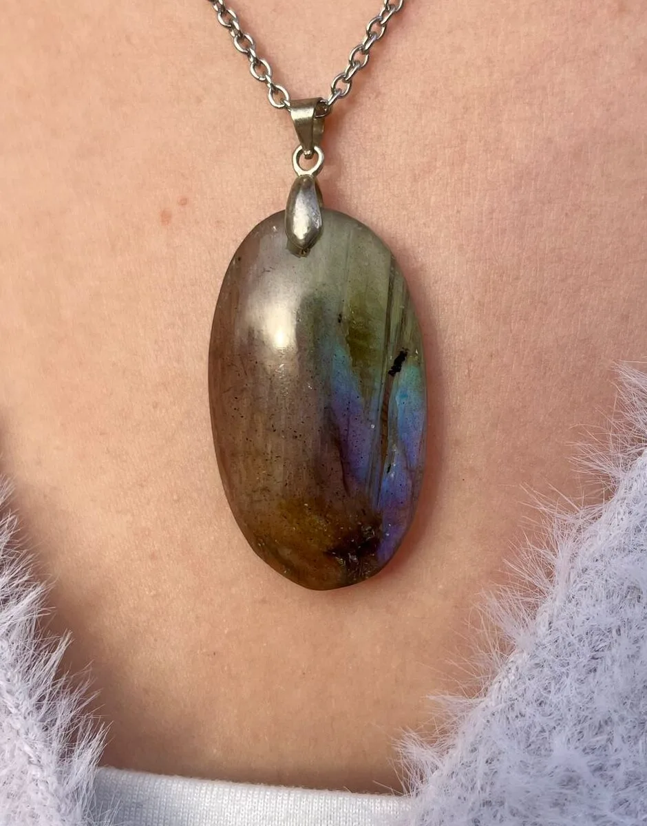 Pendentif en Labradorite (ovale)