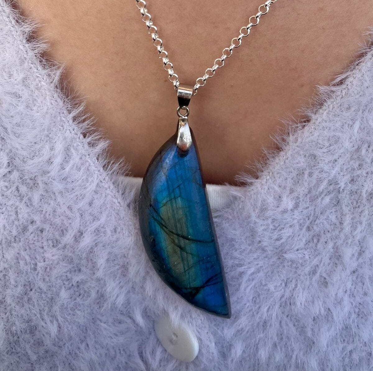 Collier en Labradorite