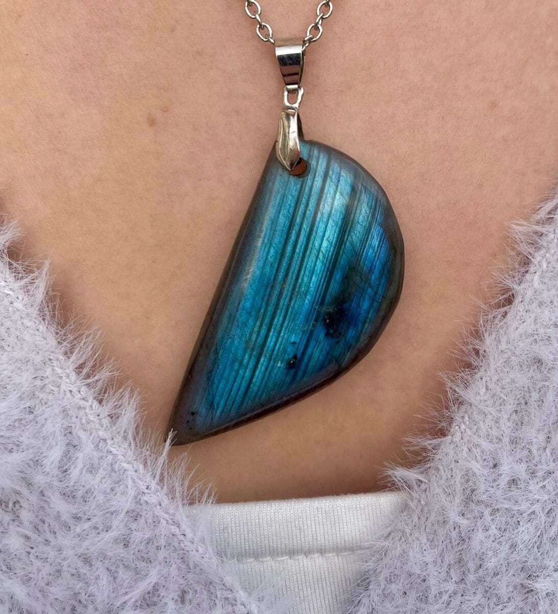 Collier en Labradorite