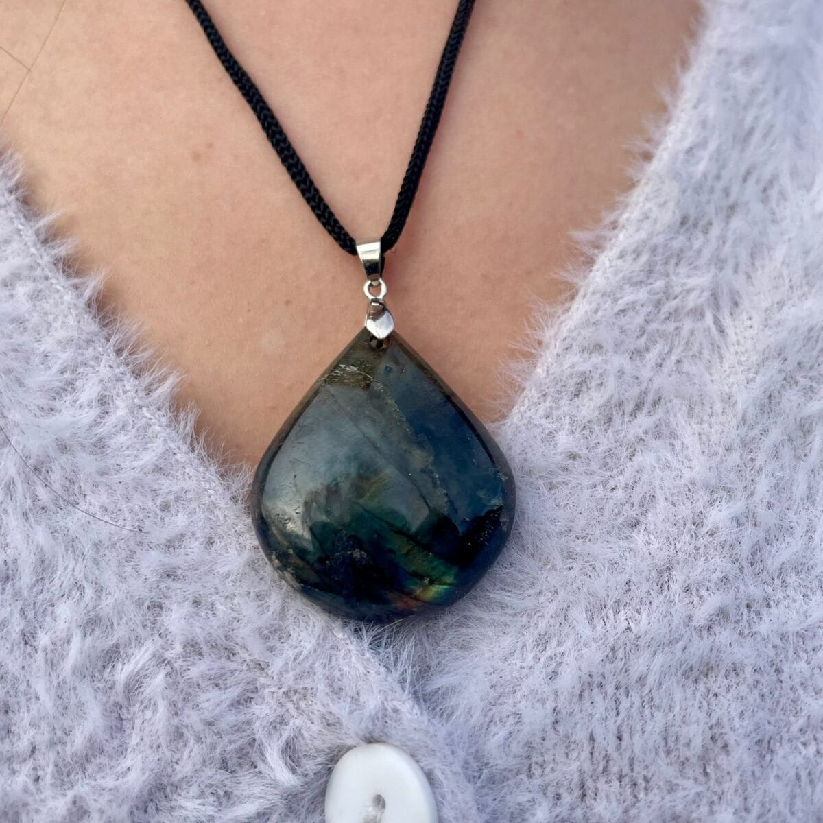 Pendentif en labradorite