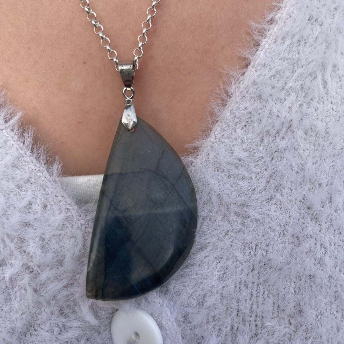 Pendentif en labradorite