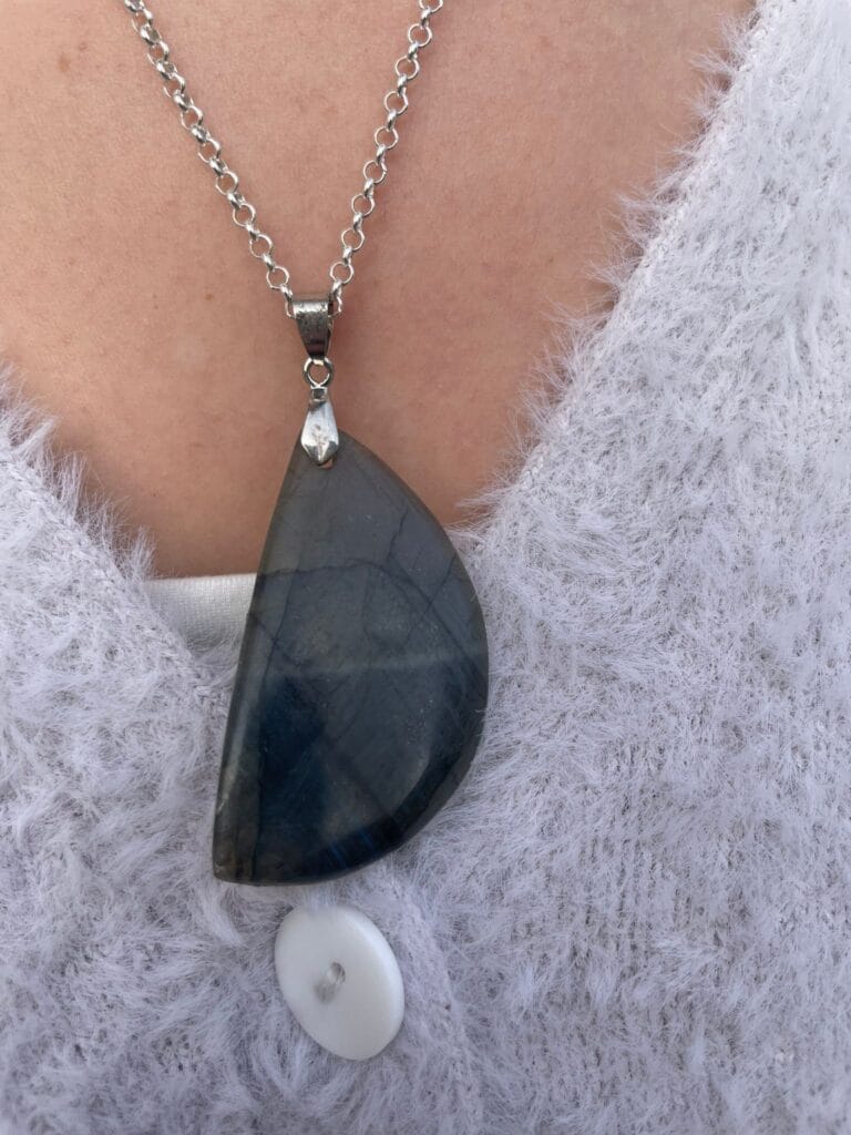 Pendentif en labradorite