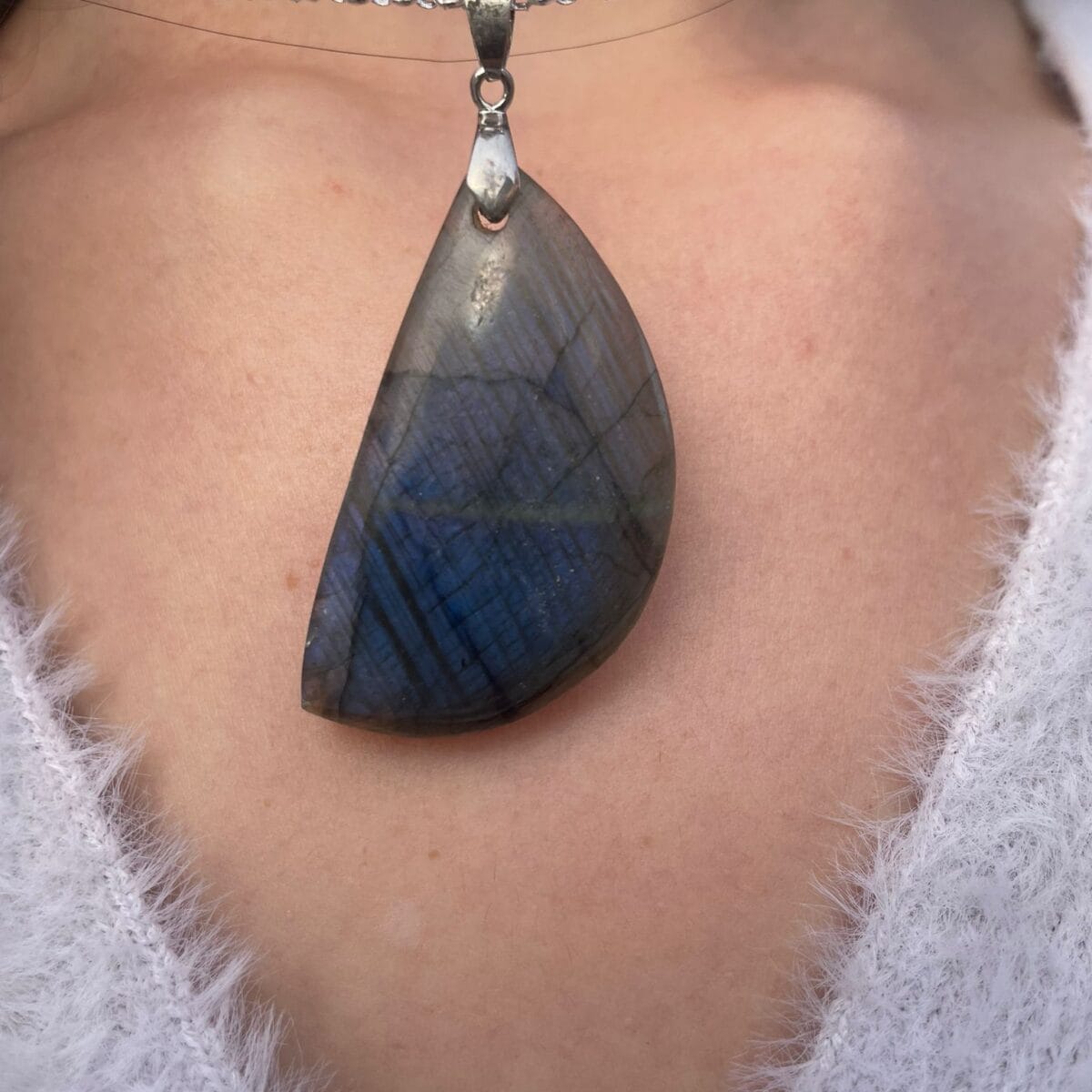 Pendentif en labradorite