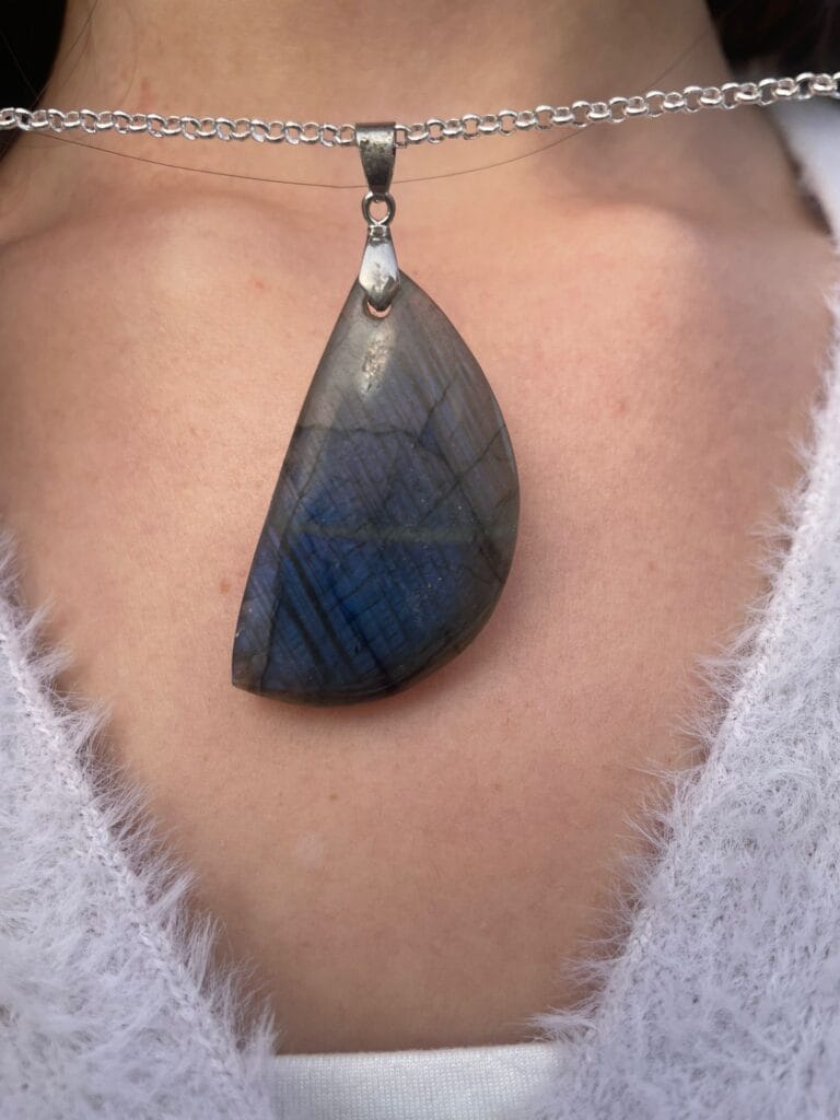 Pendentif en labradorite