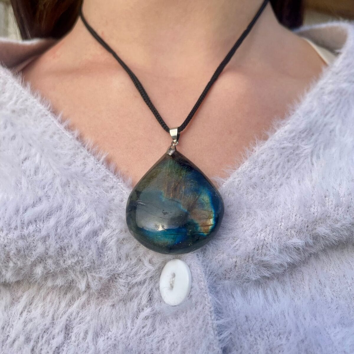 Pendentif en labradorite