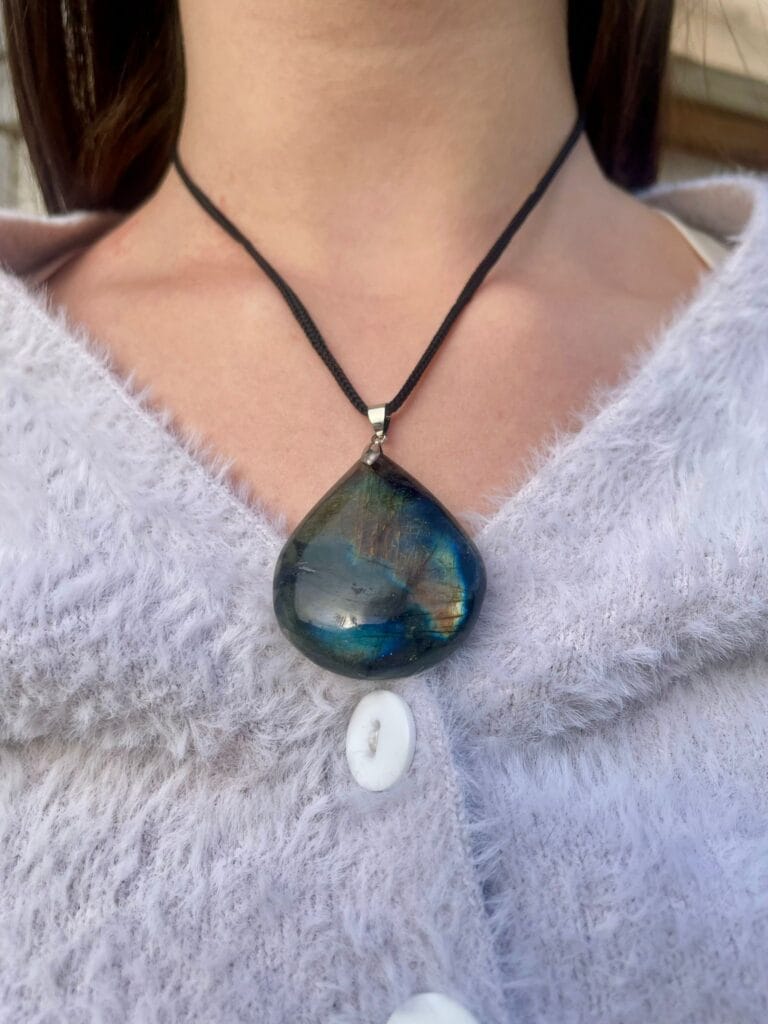 Pendentif en labradorite