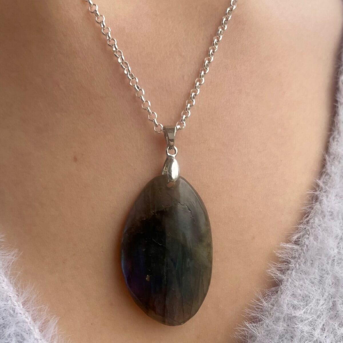 Pendentif en Labradorite