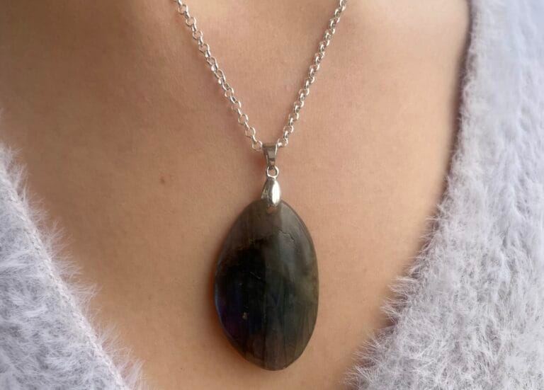 Pendentif en Labradorite