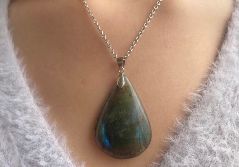 Pendentif en labradorite