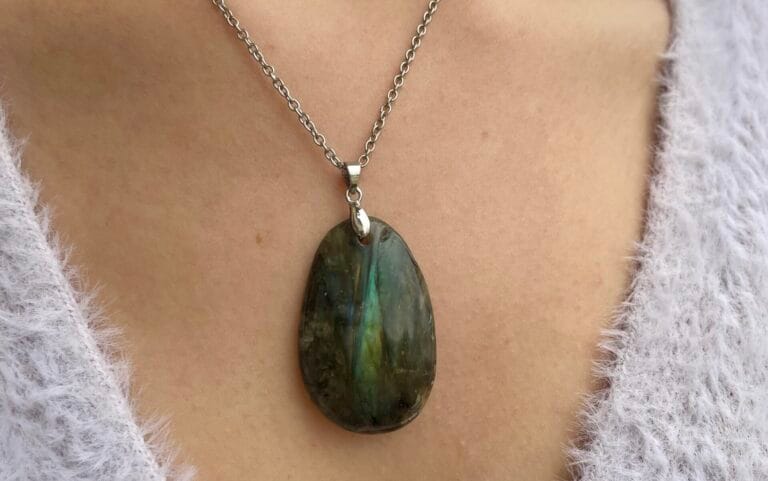 Pendentif en Labradorite
