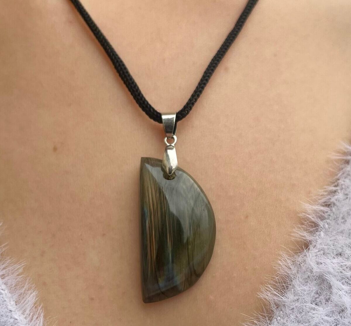 Pendentif en Labradorite