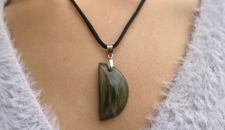 Pendentif en Labradorite