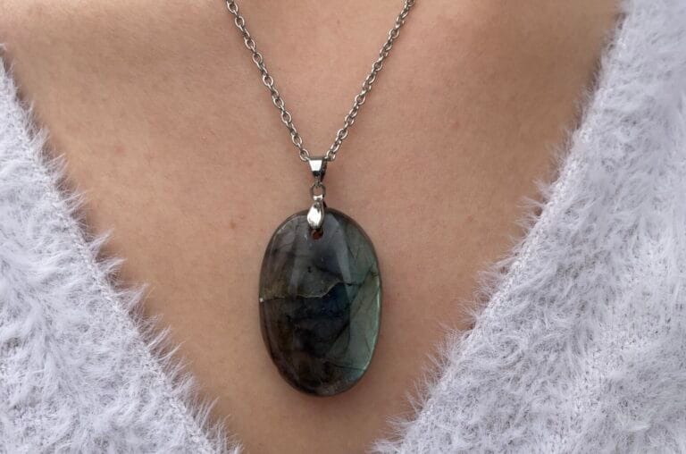 Pendentif en Labradorite (ovale)