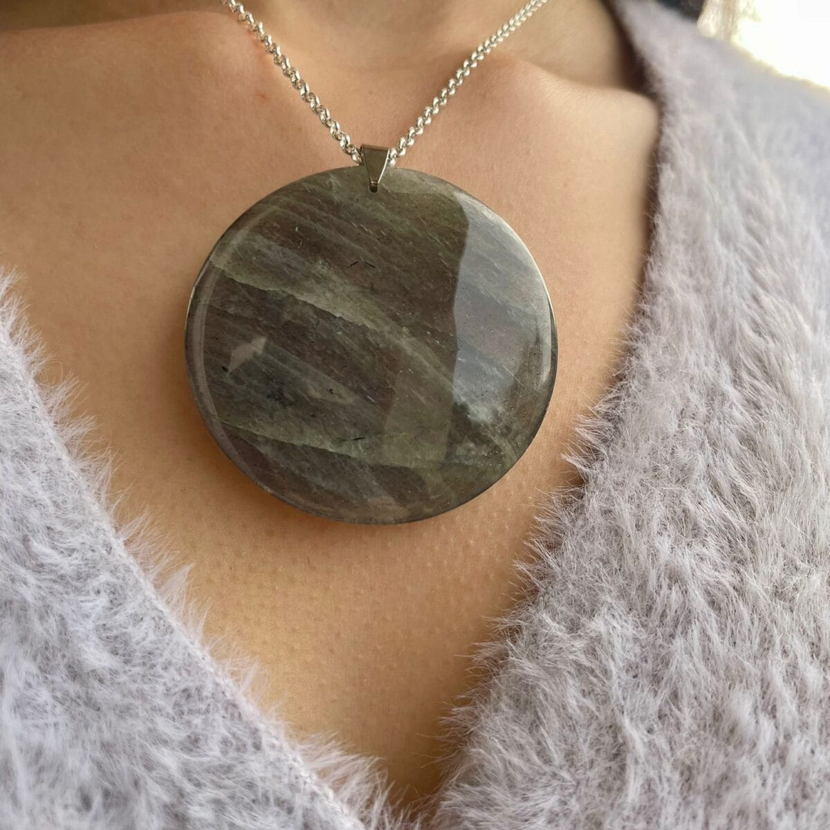 Pendentif en Labradorite