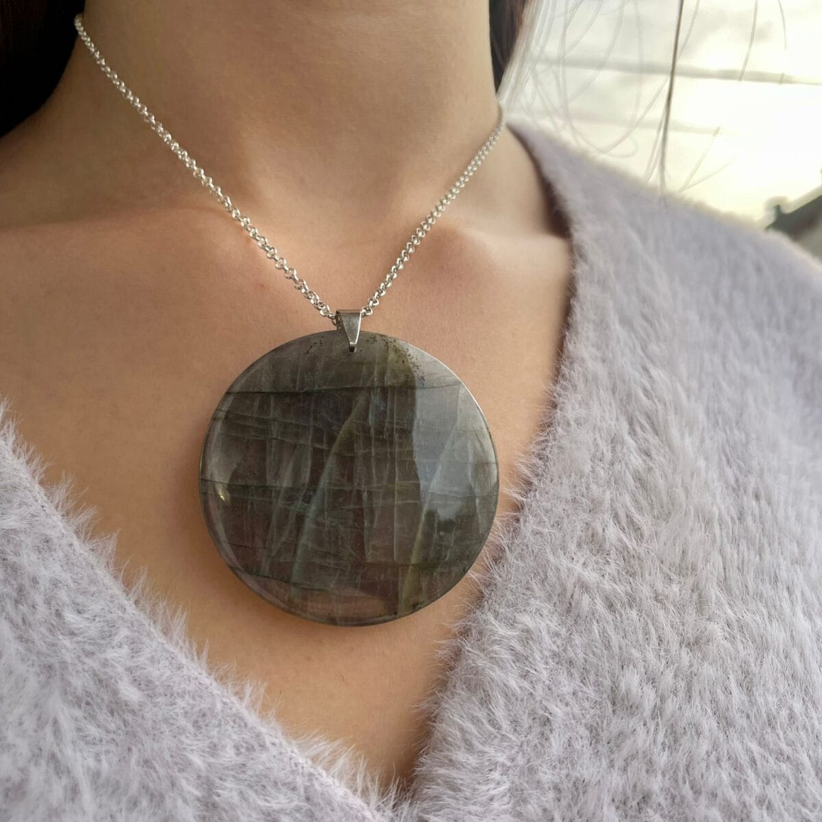 Pendentif en Labradorite