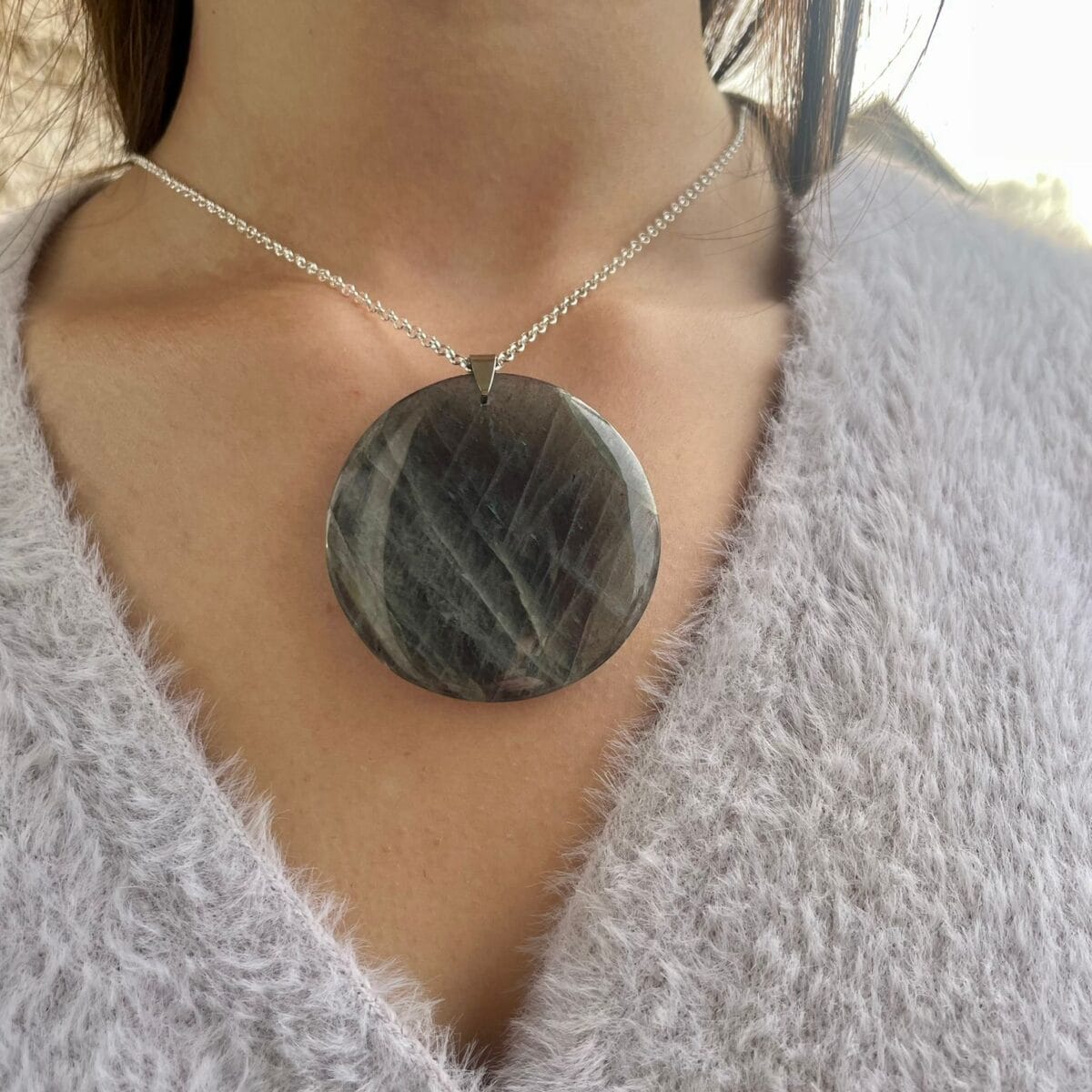 Pendentif en Labradorite